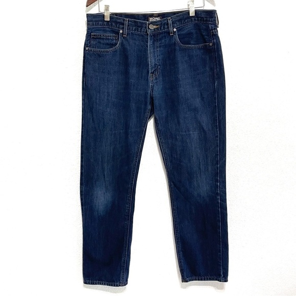 Michael Kor Men Blue Denim Jean Size 34 - Picture 1 of 13